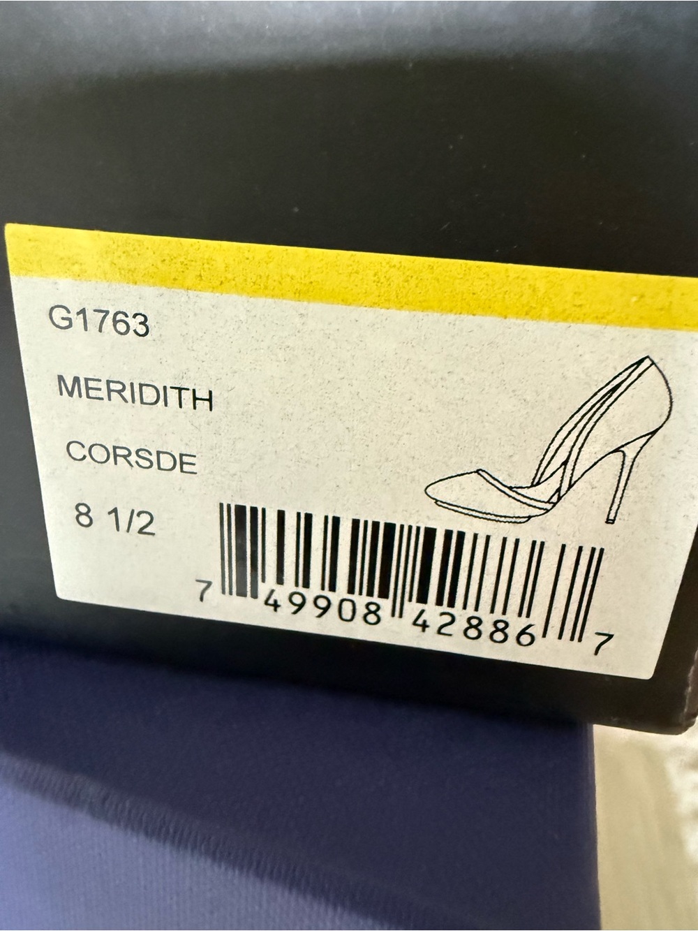 L.A.M.B. Meredith Orange Suede Pointed-Toe Pumps - Picture 8 of 8